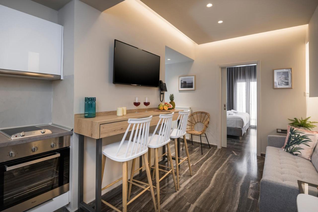 Agia Marina Sun Ray Luxury Apartments المظهر الخارجي الصورة